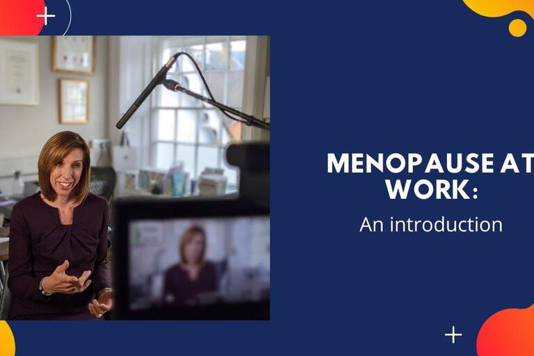 Screenshot of Menopause at Work: an Introduction video