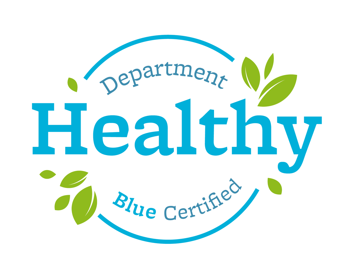 Healthy Department Certification - Seal, Blue Award