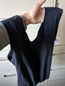 bag made out of a black t-shirt