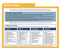 image of first page of gold folder guide.