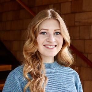 A career and wellness counseling intern is pictured