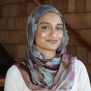 Professional headshot of a woman smiling