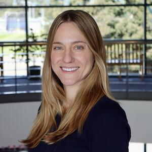 Professional headshot of a woman smiling