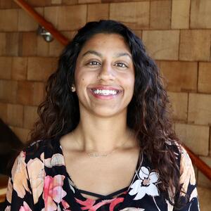 Professional headshot of a woman smiling