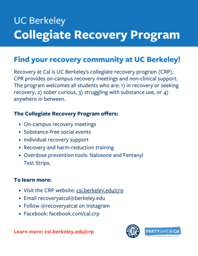 Collegiate Recovery Program