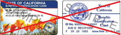 Sample of Benefits Identification Card (BIC)